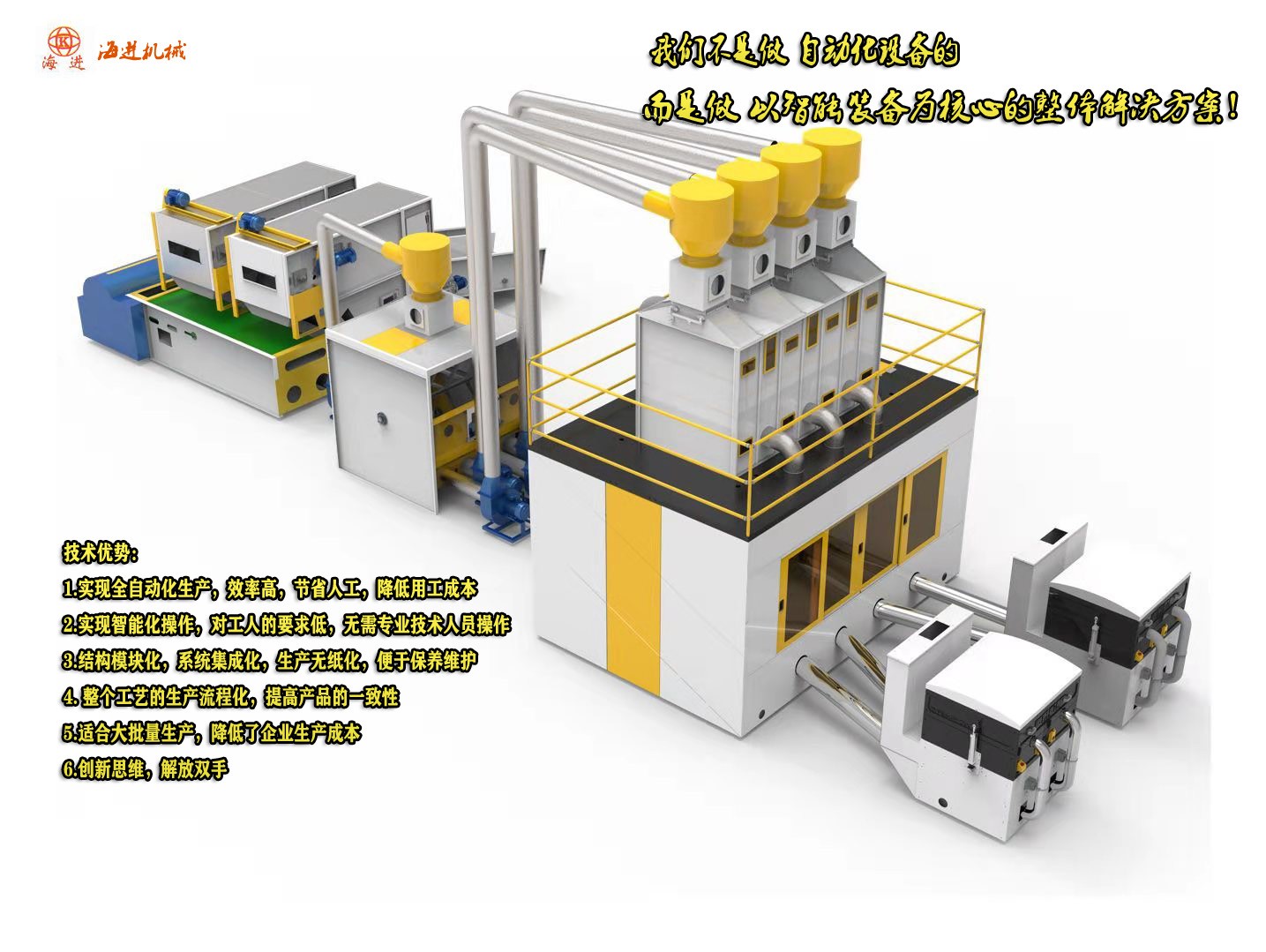 HJ-定量枕芯充棉生產線